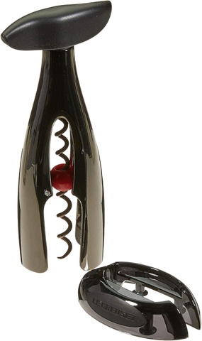 Штопор с резаком для фольги Le Creuset For Wine Lovers 15,6 см Black Nickel фото