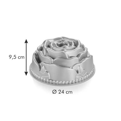 Форма для випікання Tescoma Delicia ¤ 24 см висока, троянда фото