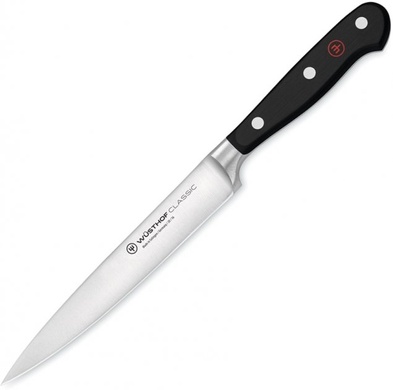 Нож универсальный Wüsthof Classic 16 см черный фото