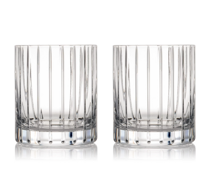 Набір із 2 склянок для віскі 310 мл Rogaska Avenue низьких фото