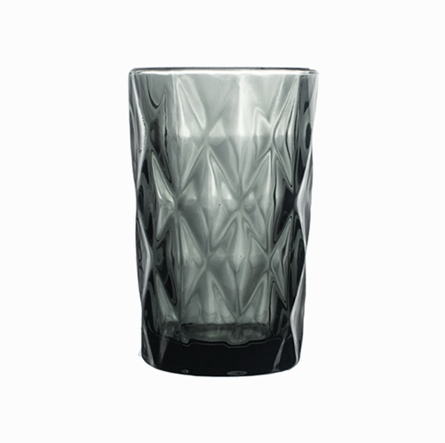 Набір склянок для води Helios "Кристал" 6 шт. 350 мл, кольорове скло фото