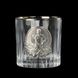 Набір склянок Boss Crystal Козаки з платиновими та срібними накладками