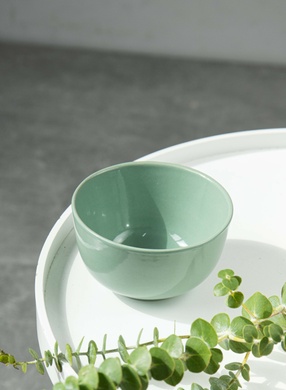 Салатник Dovbysh Porcelain NOVA Green 7,5 см зелений фото