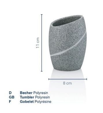 Стакан для зубных щеток Kela Talus 8х11 см фото
