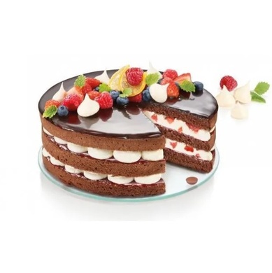 Форма для торта со стеклянным дном Tescoma Delicia разъёмная фото