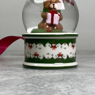 Снігова куля Villeroy & Boch Christmas Toys Memory 6,5х9 см ведмедик фото