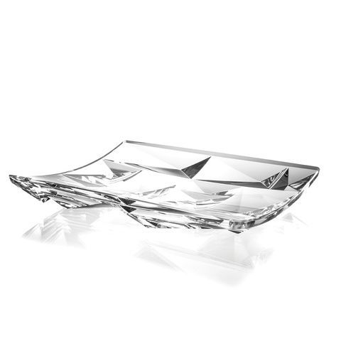 Блюдо Rogaska Crystallization 32х23 см фото