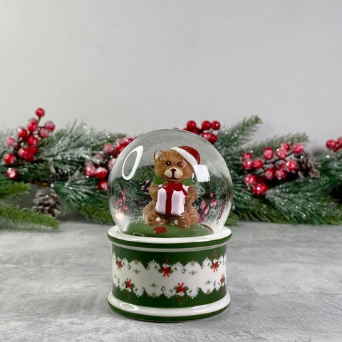 Снежный шар Villeroy & Boch Christmas Toys Memory 6,5х9 см мишка фото