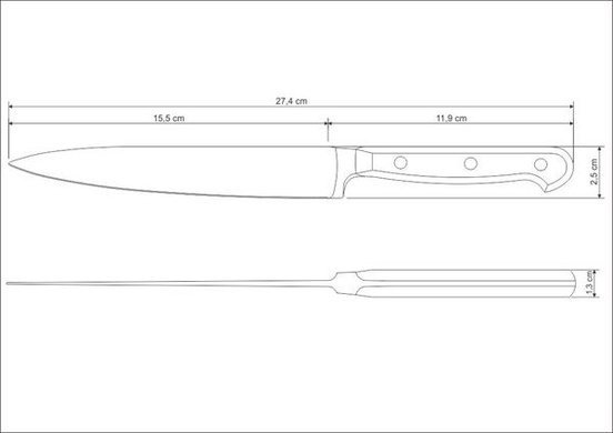 Нож шеф-повара 15,2 см Tramontina Century фото
