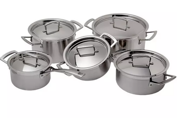 Набір посуду Le Creuset 3-ply 10 предметов фото
