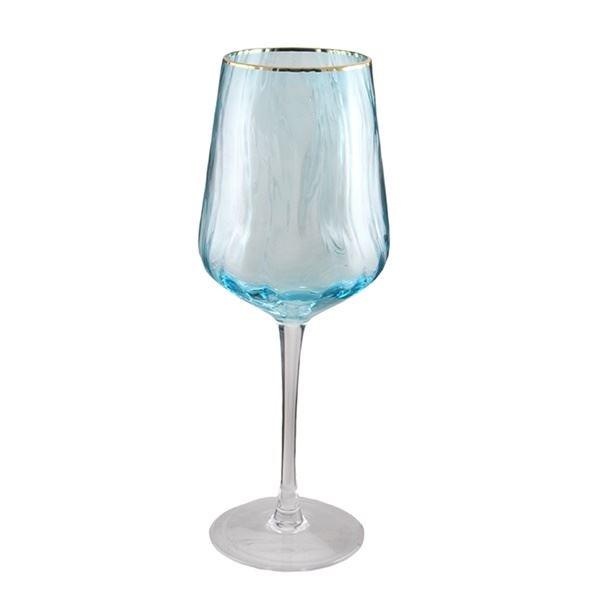 Набор бокалов для вина Голубая Волна 550 мл, 4 шт фото