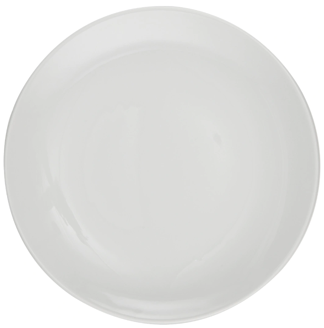 Набор из 4 обеденных тарелок Güral Enternational 25 см белые фото