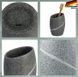 Стакан для зубных щеток Kela Talus 8х11 см серый