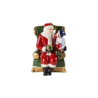 Статуетка Санта в кріслі Villeroy & Boch Christmas Toys Memory 10х15 см фото