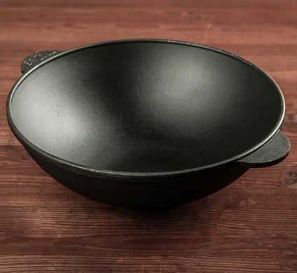 Сковорідка Brizoll WOK чавунна 28 см фото