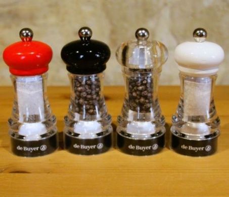 Мельница для специй универсальная De Buyer Hip Hop White 11 см фото