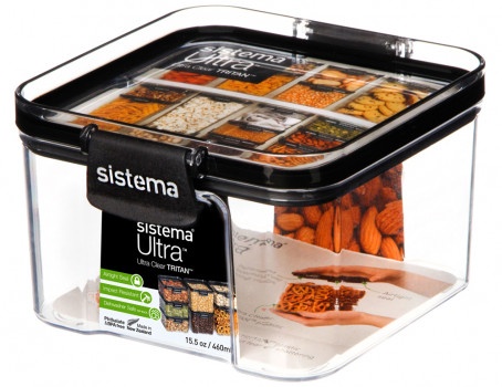 Набір харчових контейнерів Sistema Ultra 460 мл 3 шт фото