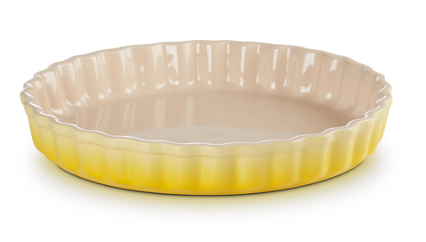 Форма для пирога Le Creuset Heritage 28 см желтая фото