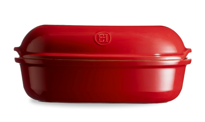 Форма для випічки хліба Emile Henry 34х23х14,5 см червона фото