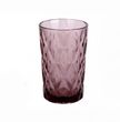 Набір склянок для води Helios "Рубін" 6 шт. 350 мл, кольорове скло
