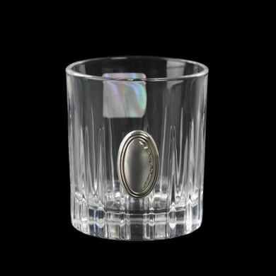 Набор для водки Boss Crystal Director с серебряными накладками фото