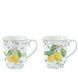 Набор из 2 чашек для чая Easy Life Fleurs Et Citrons 275 мл