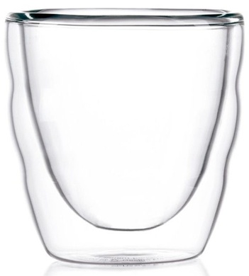 Набір склянок Bodum Pilatus 2 шт 80 мл з подвійними стінками фото