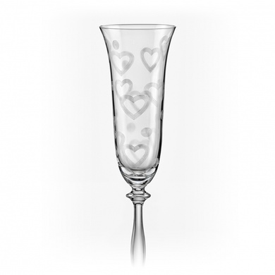 Набір з 2 келихів для шампанського Bohemia Angela 190 мл фото