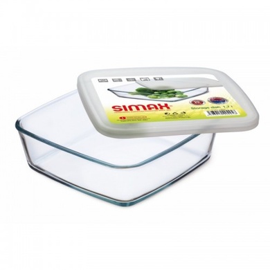 Харчовий контейнер Simax Color 1,7 л квадратний фото