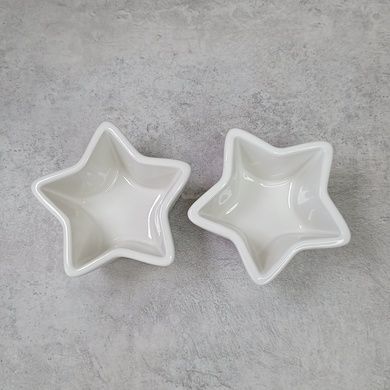 Набор из 2 форм для запекания Le Creuset Christmas 130 мл Meringue фото