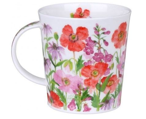Чашка Dunoon Lomond Flower Garden Red 320 мл фото
