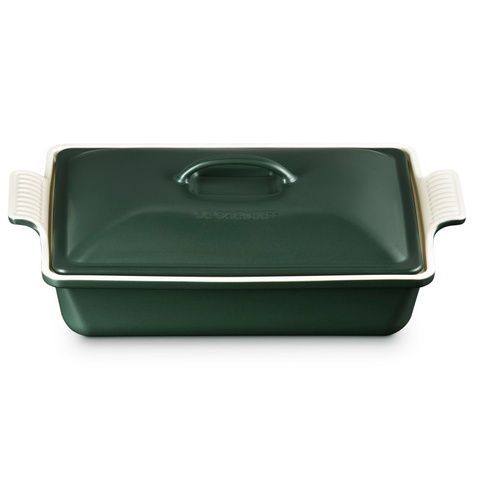 Форма для запікання Le Creuset Heritage 33 см For&ecirc;t з кришкою фото