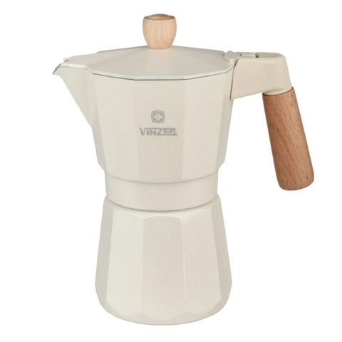 Гейзерная кофеварка 240 мл Vinzer Latte Crema на 6 чашек фото