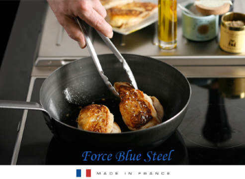 Сковорідка De Buyer Blue Carbon Steel 24 см фото