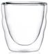 Набір склянок Bodum Pilatus 2 шт 80 мл з подвійними стінками