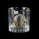Набор стаканов для виски Boss Crystal Leader Platinum с серебряными, золотыми и платиновыми накладками