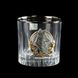 Набір стаканів для віскі Boss Crystal Leader Platinum зі срібними, золотими й платиновими накладками