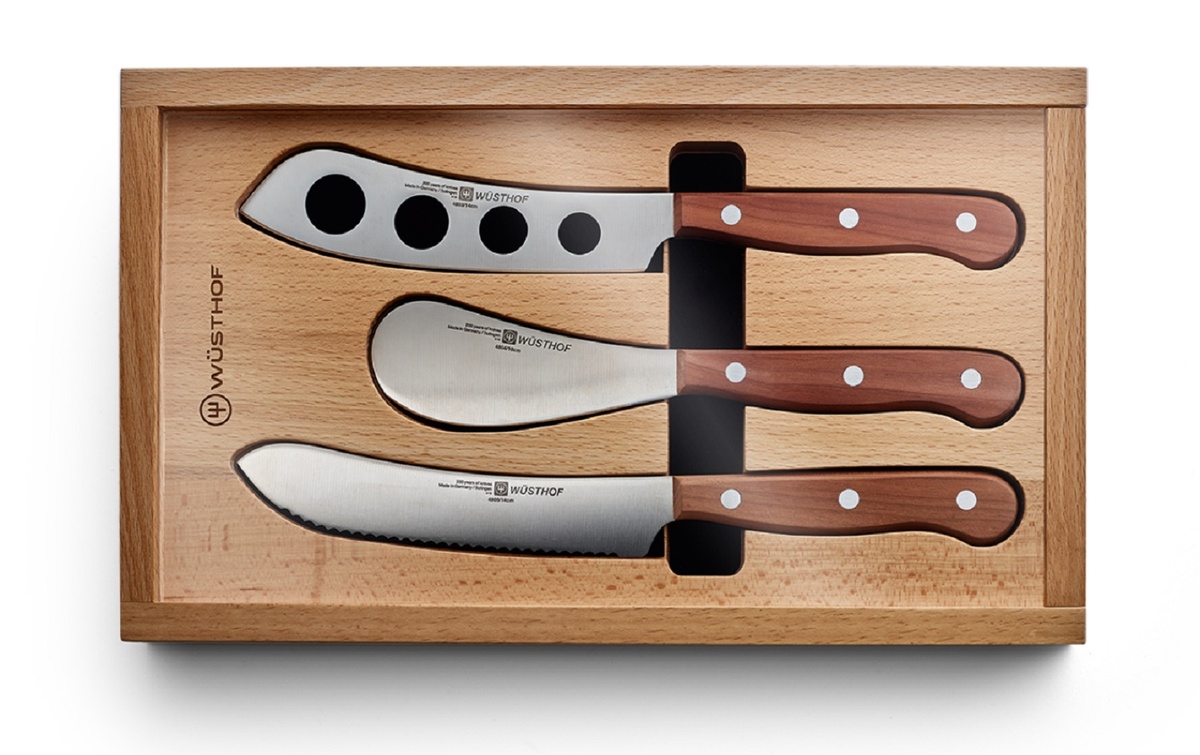 Набір ножів Wüsthof Charcuterie set 3 предмета, коричневий фото
