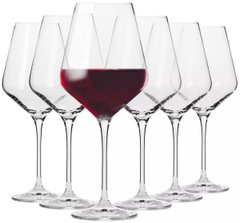 Набір келихів для червоного вина Krosno Avant-garde 6 шт 490 мл фото