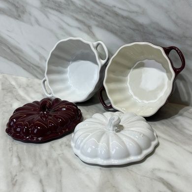 Форма для запікання Le Creuset Pumpkin White 350 мл порційна фото
