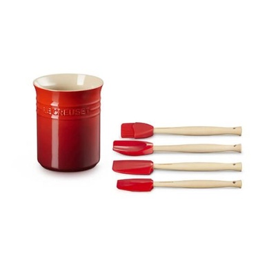 Набір кухонних аксесуарів Le Creuset Craft 5 предметів червоний фото