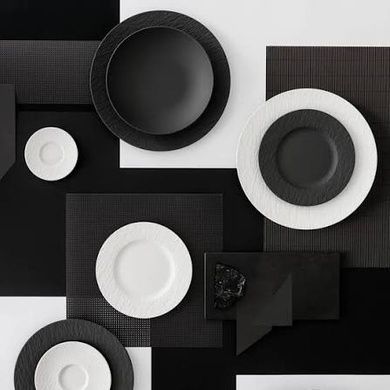 Тарілка обідня Villeroy & Boch Manufacture Rock Blanc 27 см фото