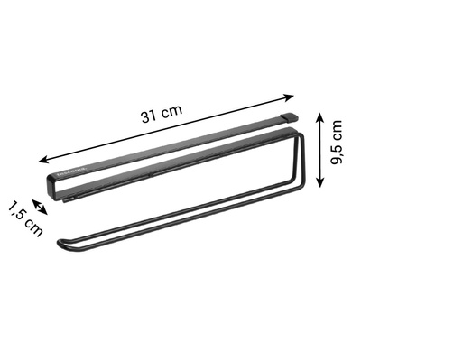 Підвісний тримач для паперових рушників Tescoma Online 31х1,5х9,5 см фото