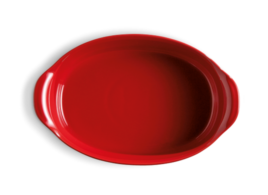 Форма для запікання овальна Emile Henry Ovenware 27х17,5 см червона фото