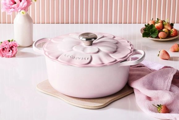 Каструля Le Creuset Petal Shell Pink 5,3 л з кришкою фото