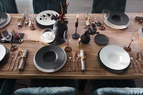 Столовый сервиз Villeroy & Boch Manufacture Rock Blanc 12 предметов 4 персоны фото