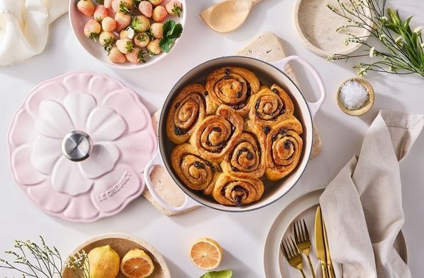 Каструля Le Creuset Petal Shell Pink 5,3 л з кришкою фото