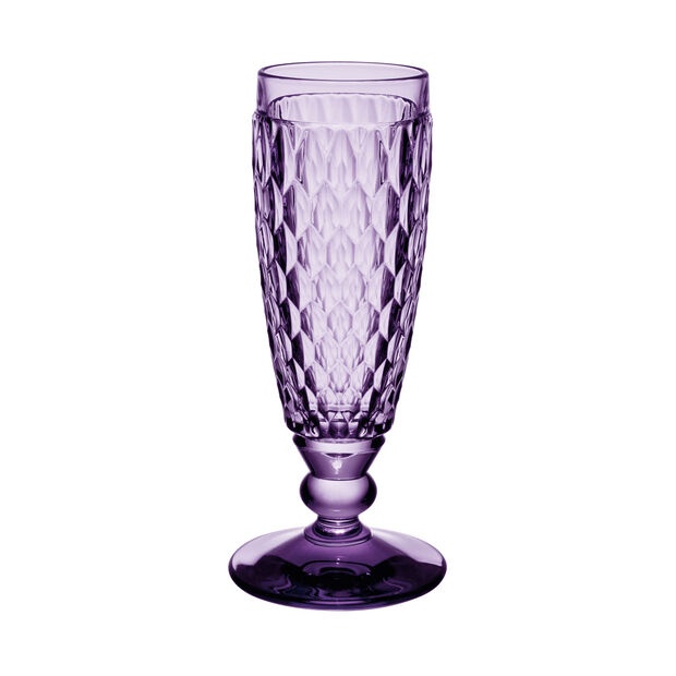 Набір із 2 келихів для шампанського 150 мл Villeroy & Boch Bicchieri Boston фіолетовий фото