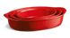 Форма для запікання овальна Emile Henry Ovenware 27х17,5 см червона