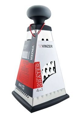 Тертка Vinzer 23 см чотиристороння фото